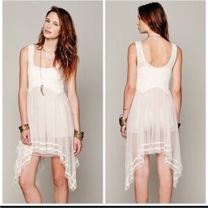Free People Tea slip pink